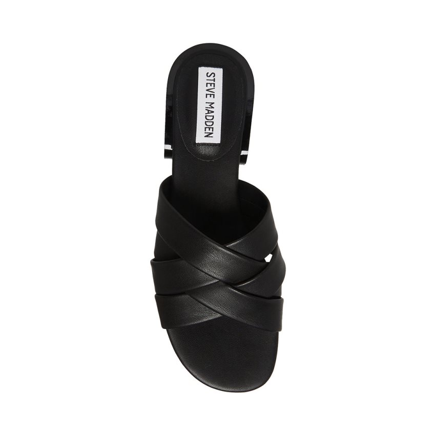 Mules γυναικεια Steve Madden Kessy μαυρα | GR-19O4EPR