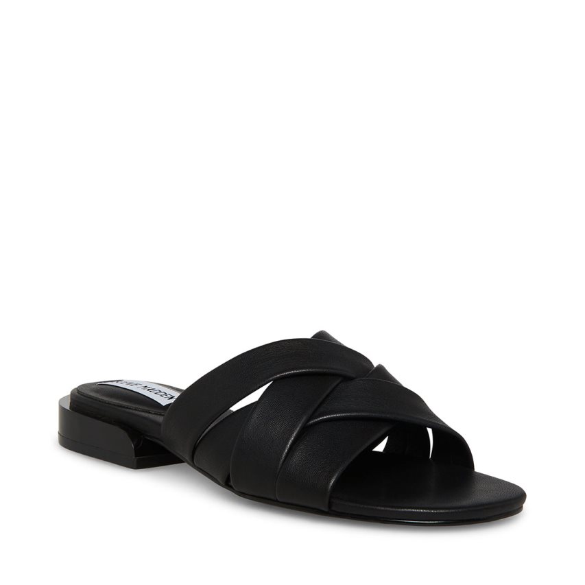 Mules γυναικεια Steve Madden Kessy μαυρα | GR-19O4EPR