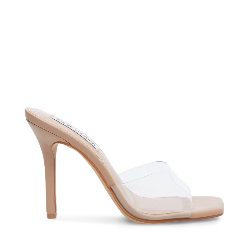 Mules γυναικεια Steve Madden Signal Μπεζ | GR-8O97WUE