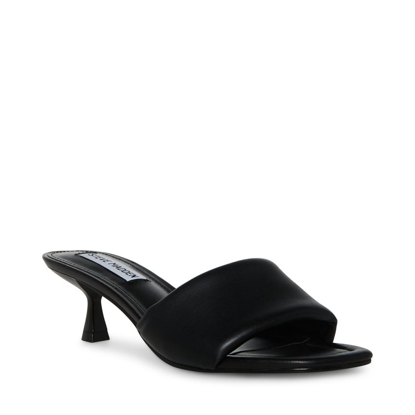 Mules γυναικεια Steve Madden Syrah μαυρα | GR-4683GAH