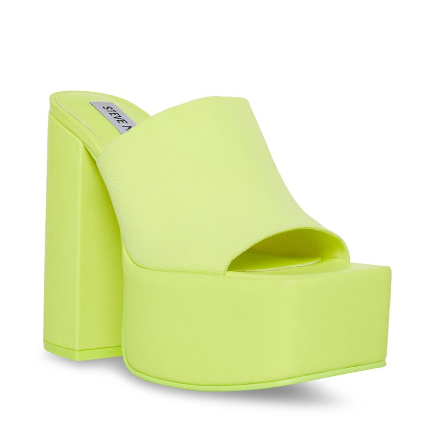 Mules γυναικεια Steve Madden Tristyn πρασινο | GR-38O4PNB