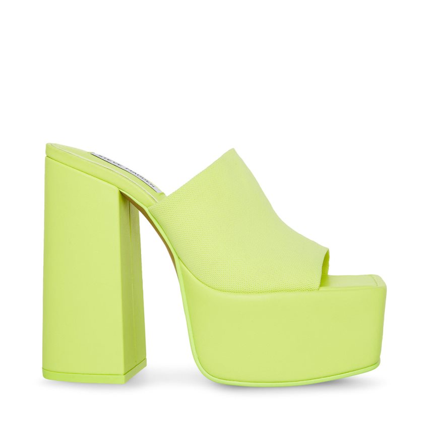 Mules γυναικεια Steve Madden Tristyn πρασινο | GR-38O4PNB