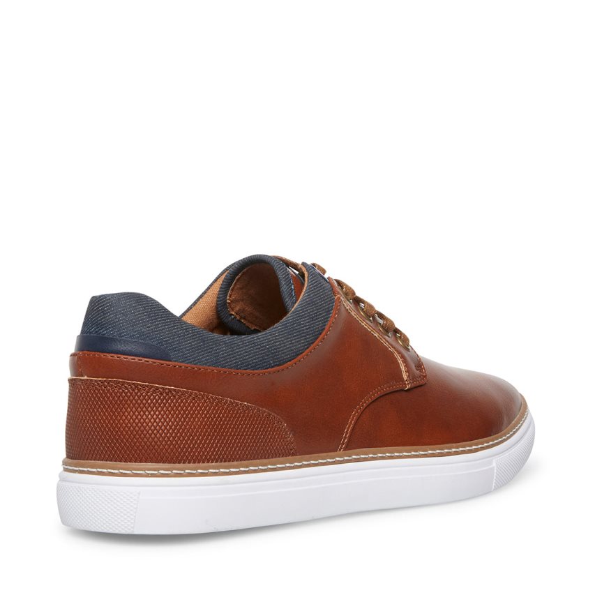 Αθλητικά Παπούτσια ανδρικα Steve Madden Gully δερματινα καφε | GR-1572VJF