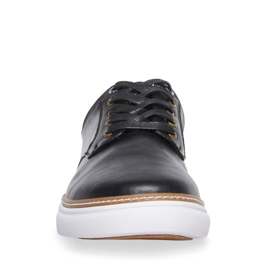 Αθλητικά Παπούτσια ανδρικα Steve Madden Gully δερματινα μαυρα | GR-3496ENW