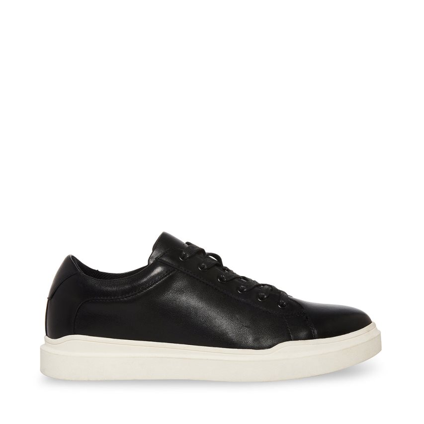 Αθλητικά Παπούτσια ανδρικα Steve Madden Tilton δερματινα μαυρα | GR-4528GAU