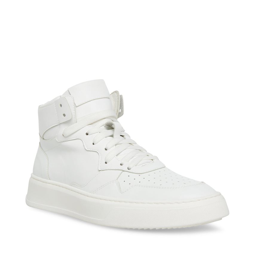 Αθλητικά Παπούτσια ανδρικα Steve Madden Jorgee-h δερματινα ασπρα | GR-5619SYT