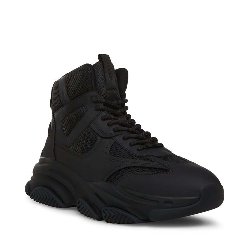 Αθλητικά Παπούτσια ανδρικα Steve Madden Possess High Top μαυρα | GR-7236HSD