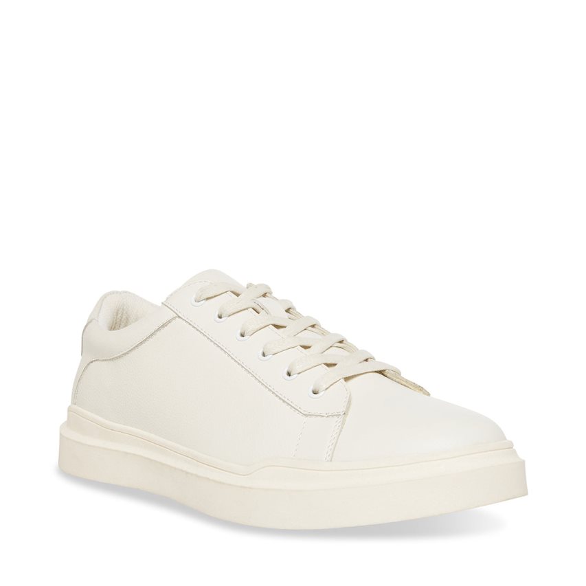 Αθλητικά Παπούτσια ανδρικα Steve Madden Tilton δερματινα ασπρα | GR-7614XLG