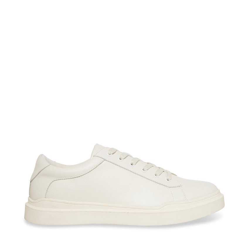 Αθλητικά Παπούτσια ανδρικα Steve Madden Tilton δερματινα ασπρα | GR-7614XLG