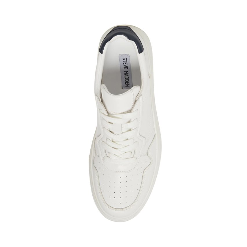 Αθλητικά Παπούτσια ανδρικα Steve Madden Jorgee δερματινα ασπρα | GR-7924GDR