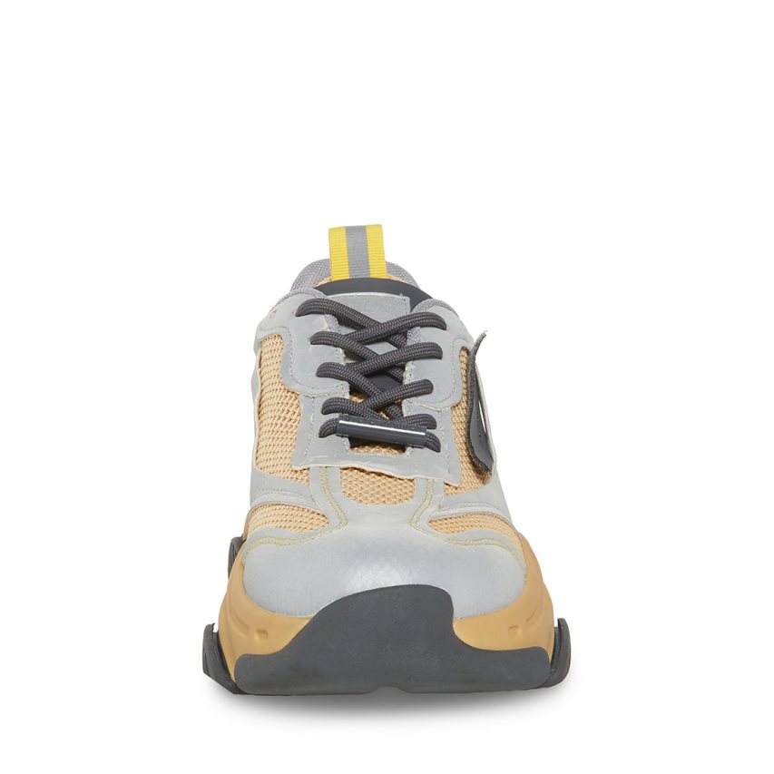 Αθλητικά Παπούτσια ανδρικα Steve Madden Possess χρυσο χρωμα γκρι | GR-9528ZBV