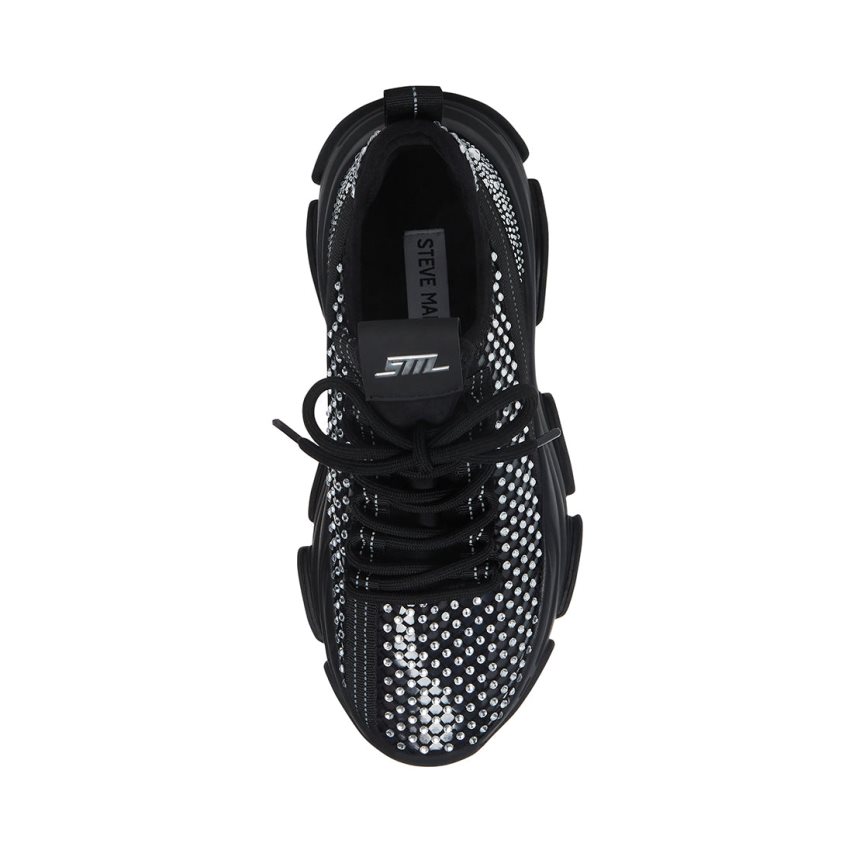 Αθλητικά Παπούτσια γυναικεια Steve Madden Phantom μαυρα ασημι | GR-2981MIC