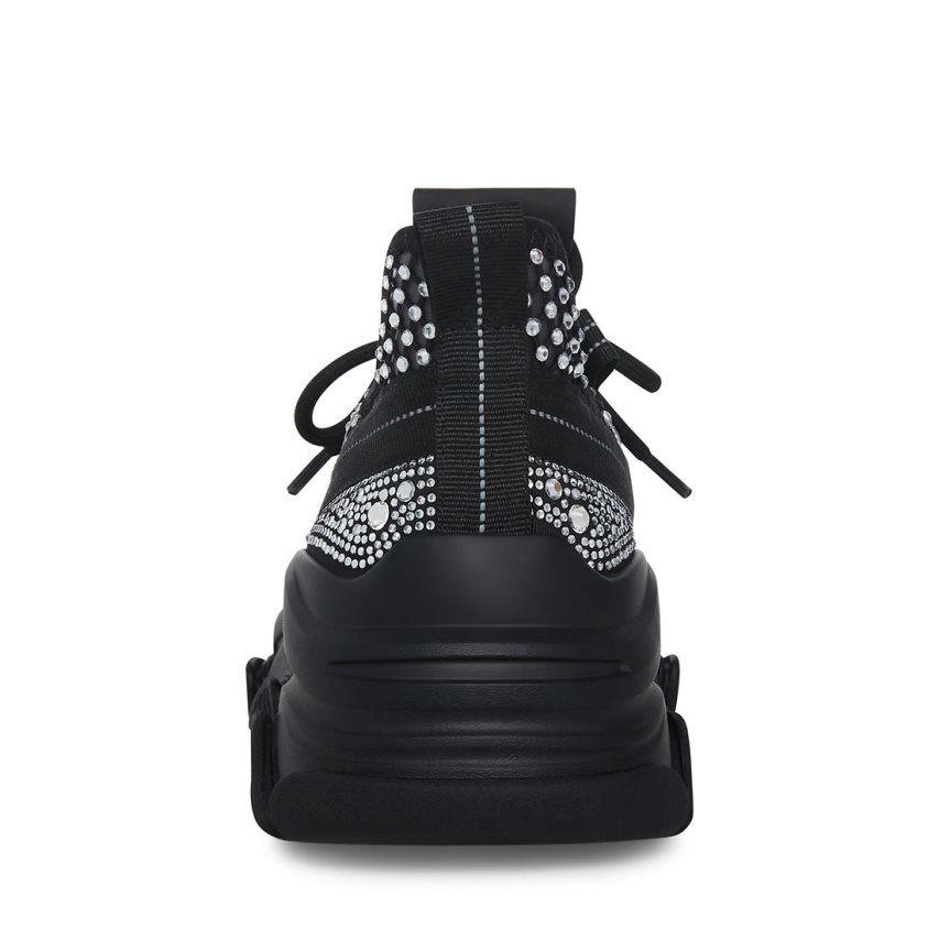 Αθλητικά Παπούτσια γυναικεια Steve Madden Phantom μαυρα ασημι | GR-2981MIC