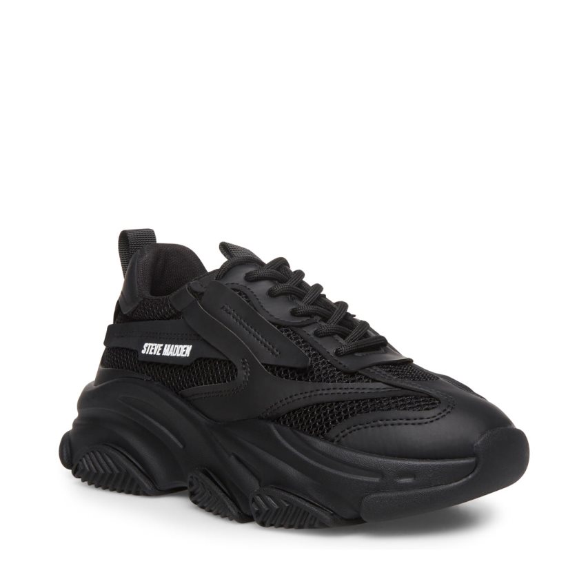 Αθλητικά Παπούτσια γυναικεια Steve Madden Possession μαυρα | GR-3416YPB