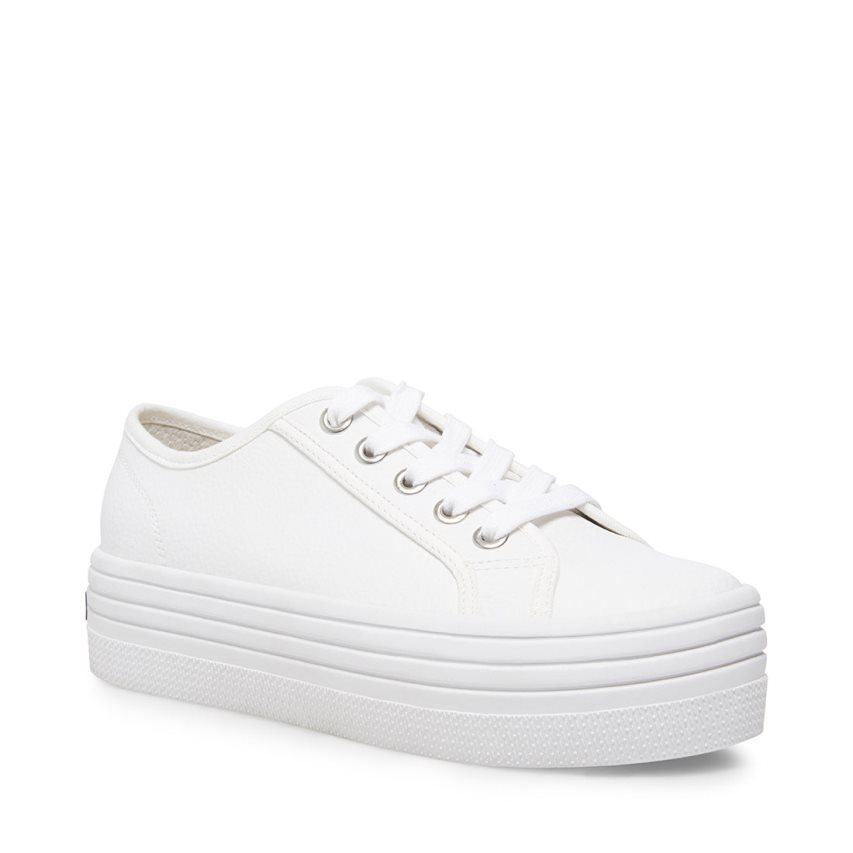 Αθλητικά Παπούτσια γυναικεια Steve Madden Bobbi30 ασπρα | GR-37O6HKU