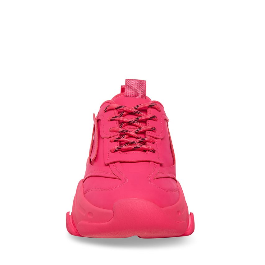 Αθλητικά Παπούτσια γυναικεια Steve Madden Possession Neon ροζ | GR-4291TZW