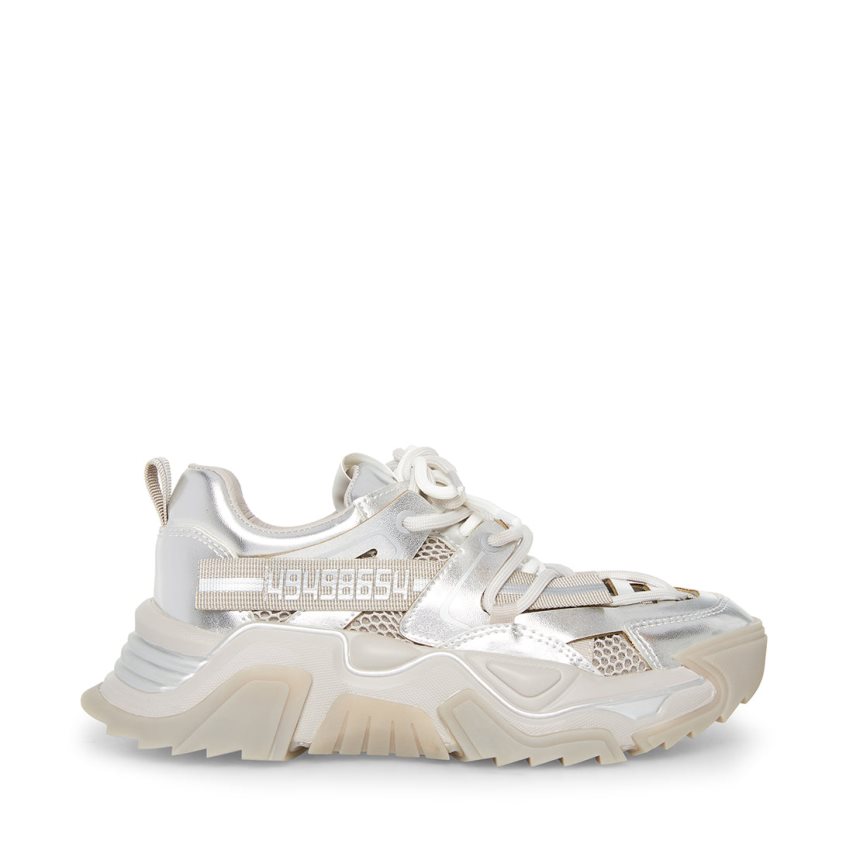 Αθλητικά Παπούτσια γυναικεια Steve Madden Power ασημι | GR-4O71FMU