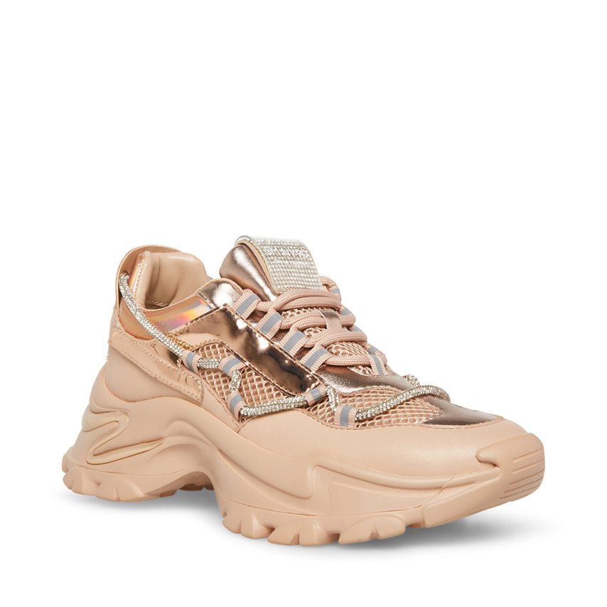 Αθλητικά Παπούτσια γυναικεια Steve Madden Miracles Μπεζ | GR-53O7PEK