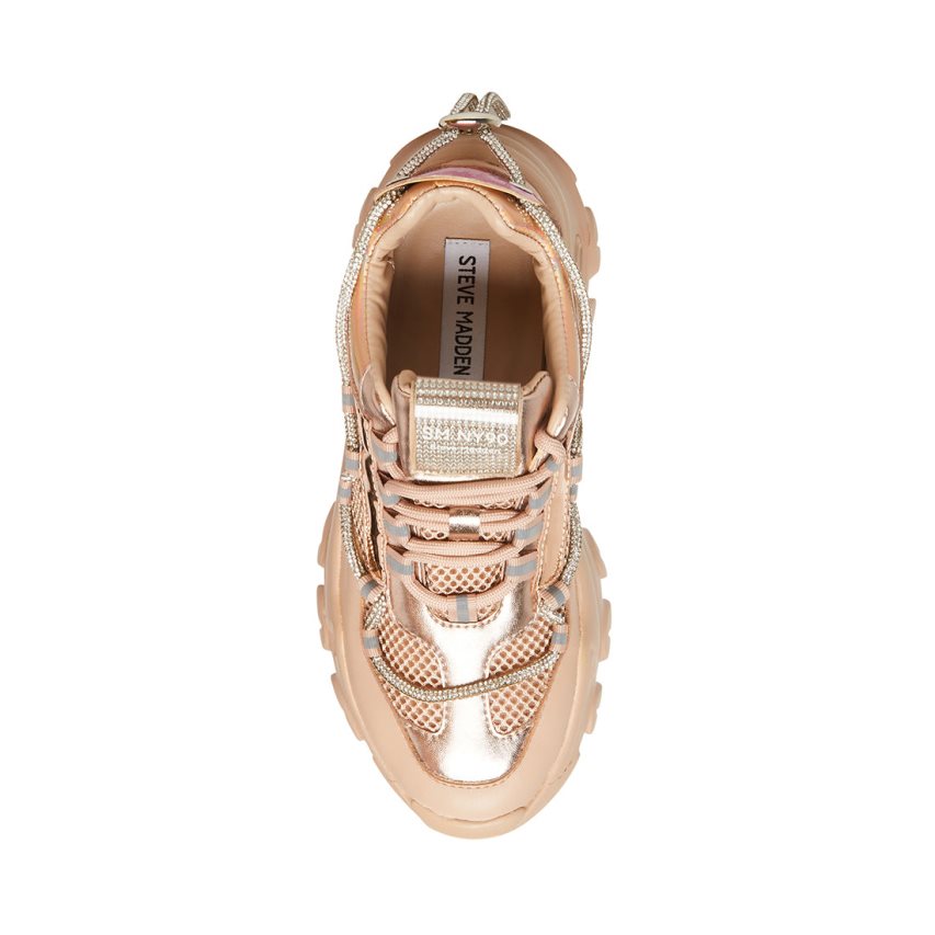 Αθλητικά Παπούτσια γυναικεια Steve Madden Miracles Μπεζ | GR-53O7PEK