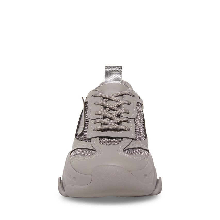 Αθλητικά Παπούτσια γυναικεια Steve Madden Possession γκρι | GR-67O3XBS