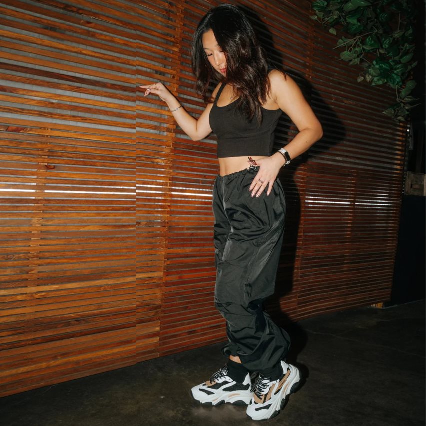 Αθλητικά Παπούτσια γυναικεια Steve Madden Possession μαυρα ασπρα Μπεζ | GR-6973PLB