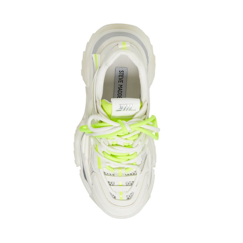 Αθλητικά Παπούτσια γυναικεια Steve Madden Power ασπρα | GR-718OSDI