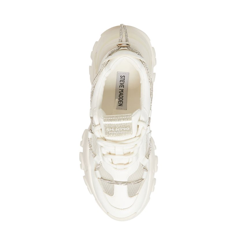 Αθλητικά Παπούτσια γυναικεια Steve Madden Miracles ασπρα | GR-7489XUE