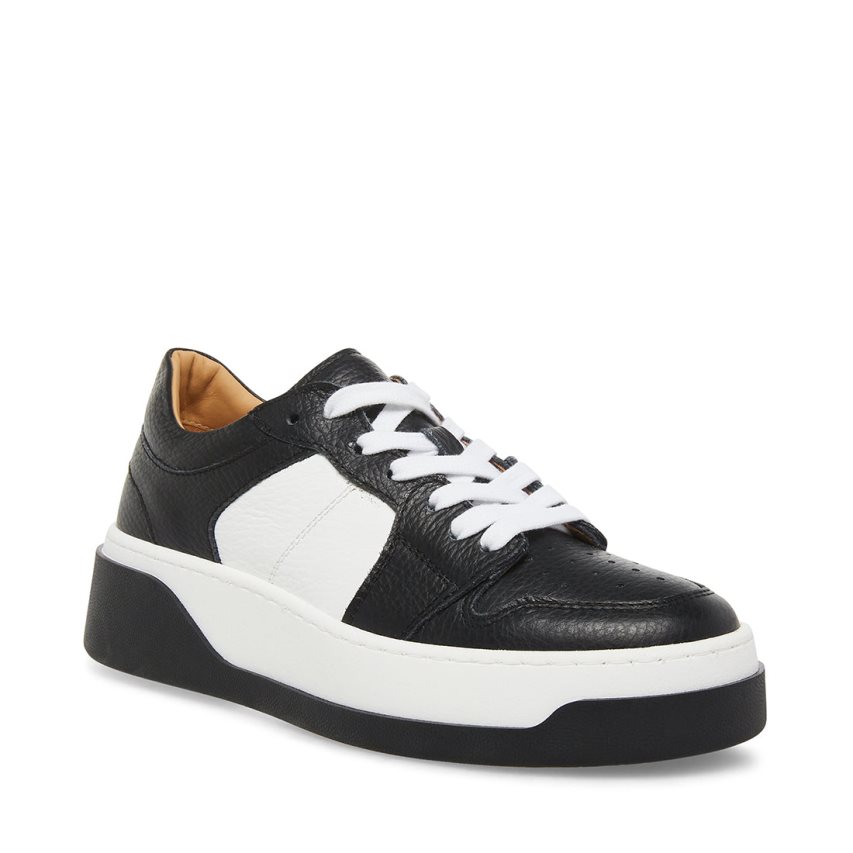 Αθλητικά Παπούτσια γυναικεια Steve Madden Joey μαυρα ασπρα | GR-985ORQE