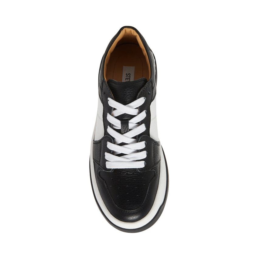 Αθλητικά Παπούτσια γυναικεια Steve Madden Joey μαυρα ασπρα | GR-985ORQE