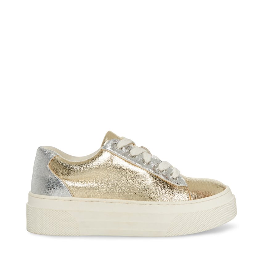 Αθλητικά Παπούτσια παιδικα Steve Madden Jstudioo χρυσο χρωμα ασημι | GR-2173HYC