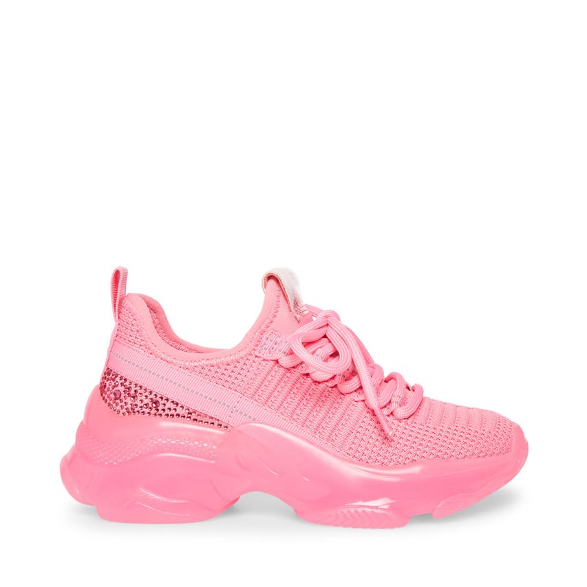 Αθλητικά Παπούτσια παιδικα Steve Madden Jmaxima Neon ροζ | GR-2567ZKM