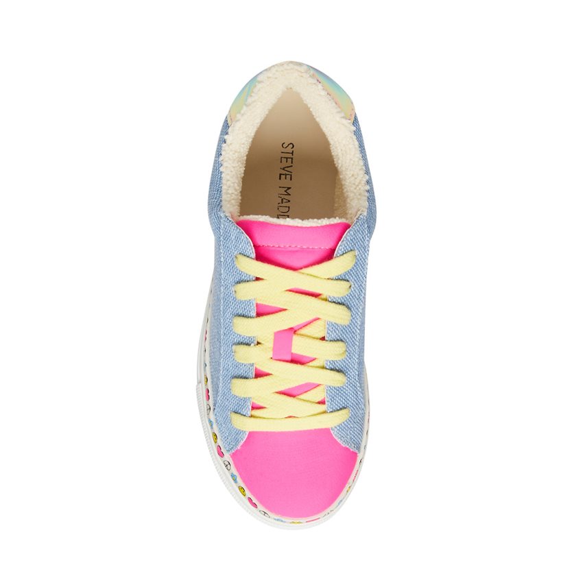 Αθλητικά Παπούτσια παιδικα Steve Madden Jvibez Denim Fabric Πολύχρωμο | GR-5638IJM