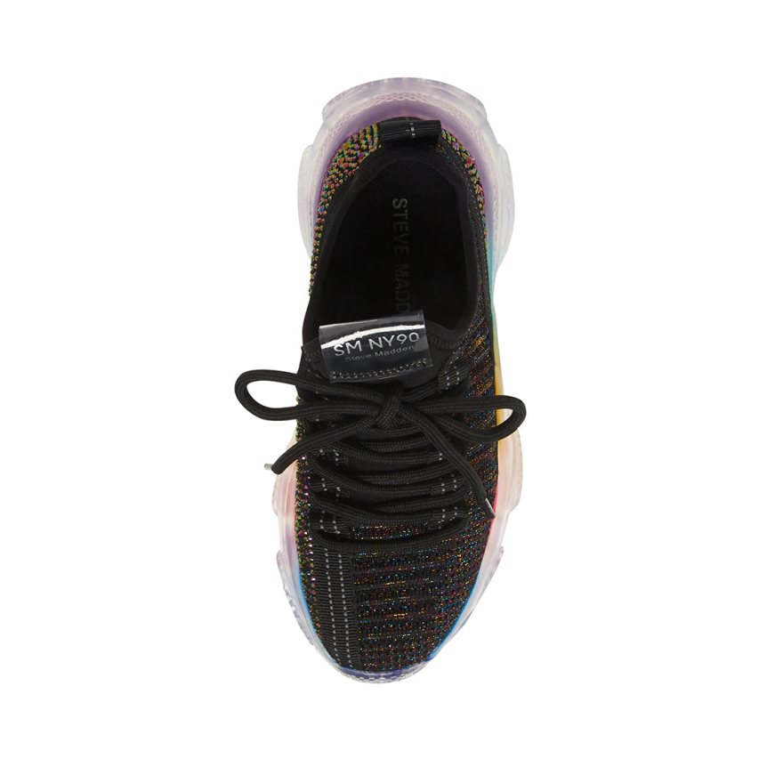 Αθλητικά Παπούτσια παιδικα Steve Madden Jmaxima μαυρα Πολύχρωμο | GR-7593BDK