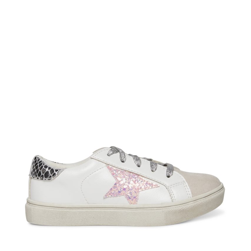 Αθλητικά Παπούτσια παιδικα Steve Madden Jrezume ασπρα | GR-O685TAQ