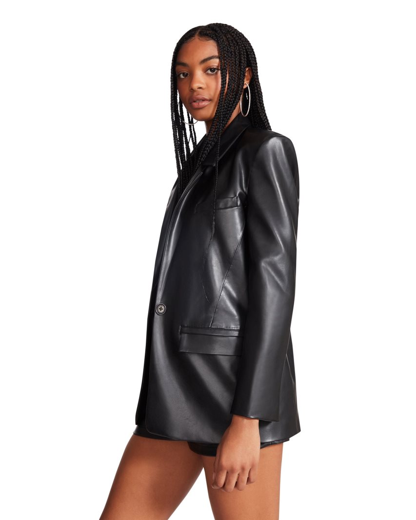 Μπλέιζερ γυναικεια Steve Madden Audrey μαυρα | GR-362OAVR