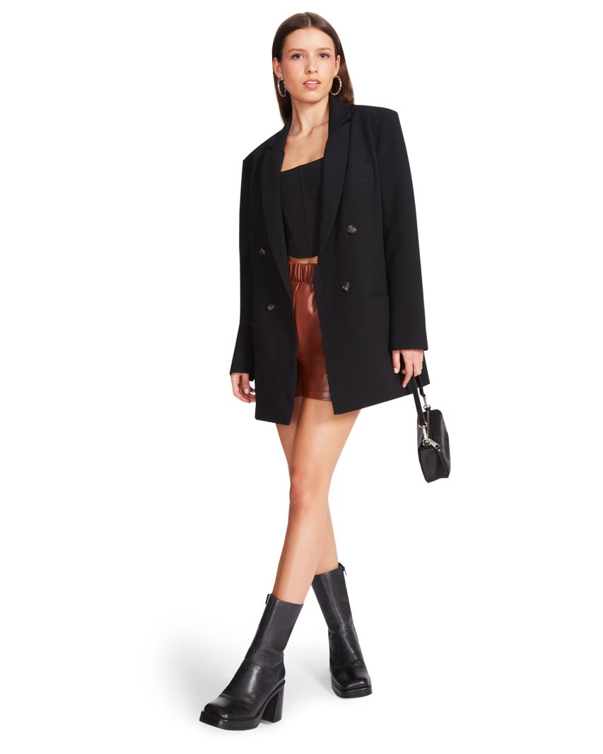 Μπλέιζερ γυναικεια Steve Madden Isabella μαυρα | GR-3461TOS
