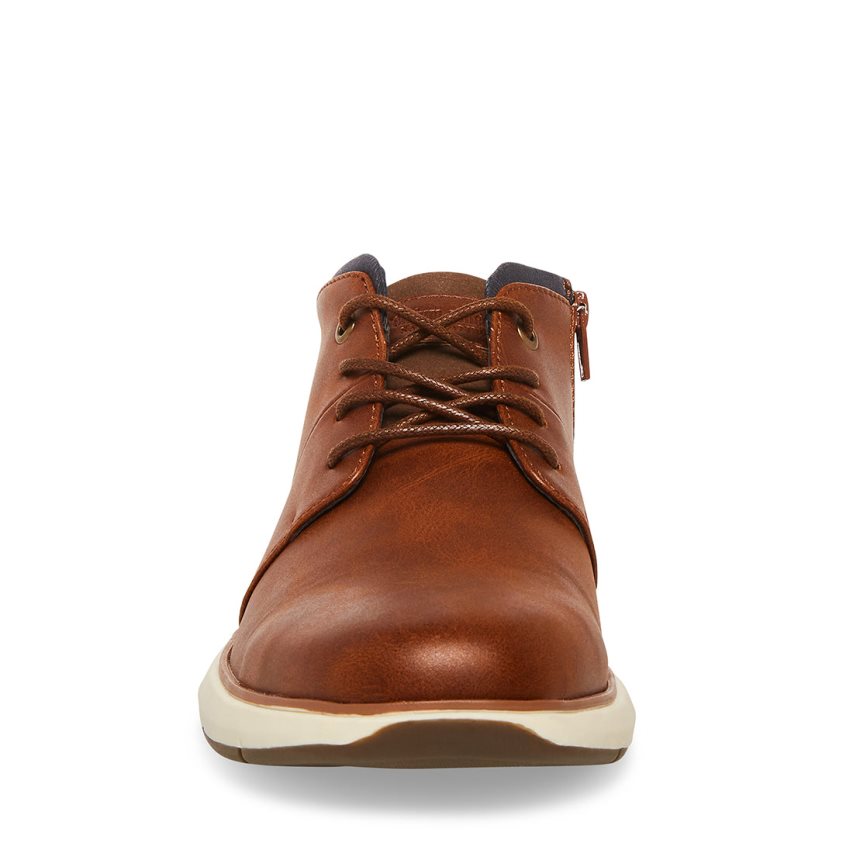 Μπότες Chukka ανδρικα Steve Madden Collier καφε | GR-27O4OEY