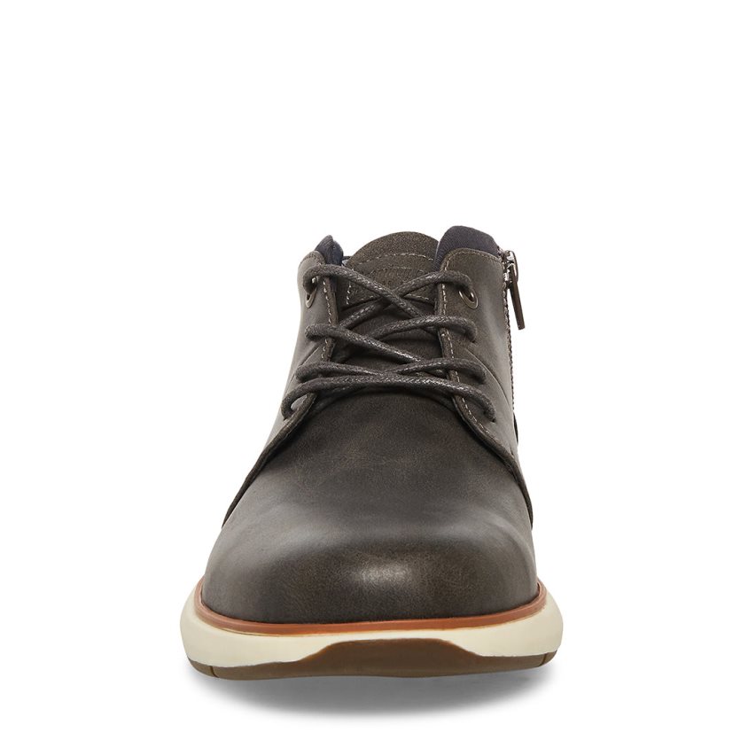 Μπότες Chukka ανδρικα Steve Madden Collier σκούρο καφε | GR-618OJPX