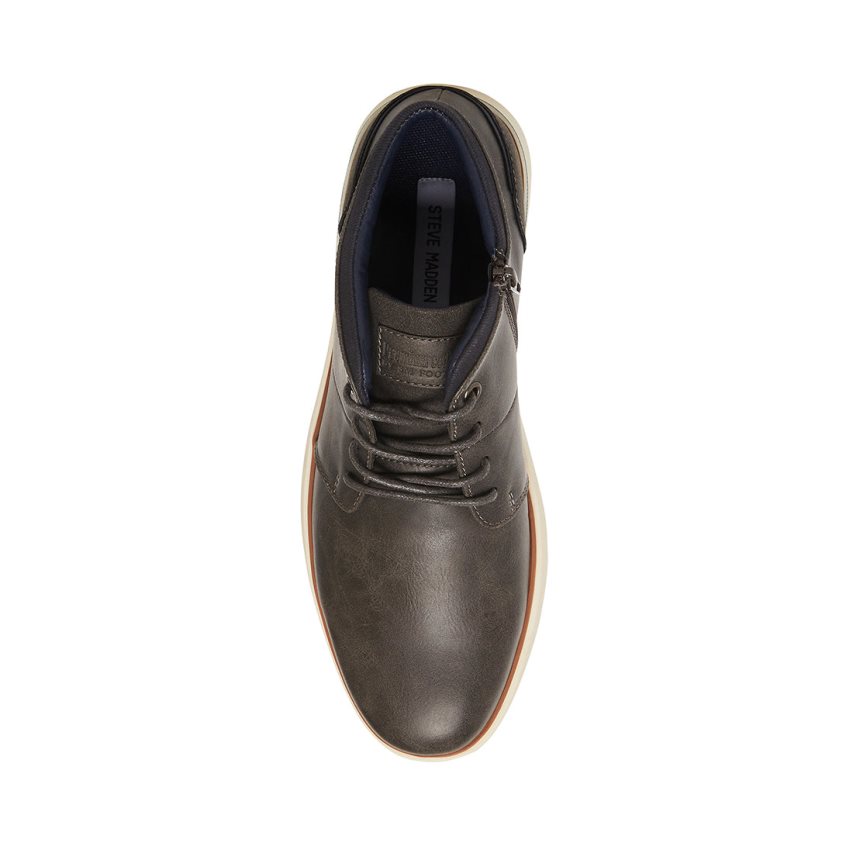Μπότες Chukka ανδρικα Steve Madden Collier σκούρο καφε | GR-618OJPX