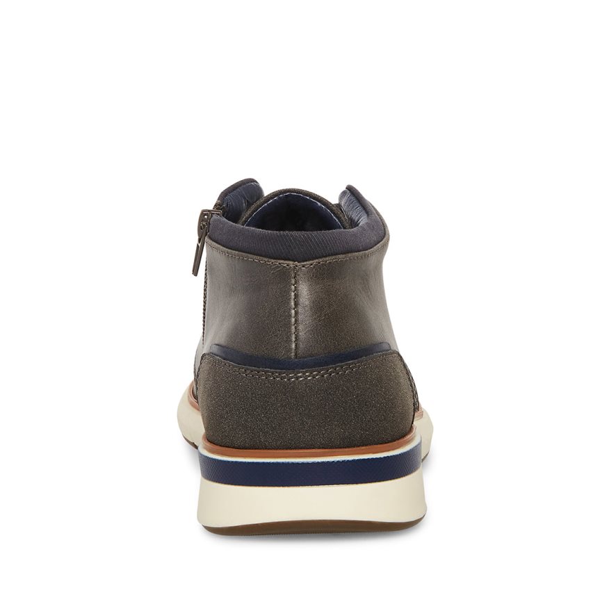 Μπότες Chukka ανδρικα Steve Madden Collier σκούρο καφε | GR-618OJPX
