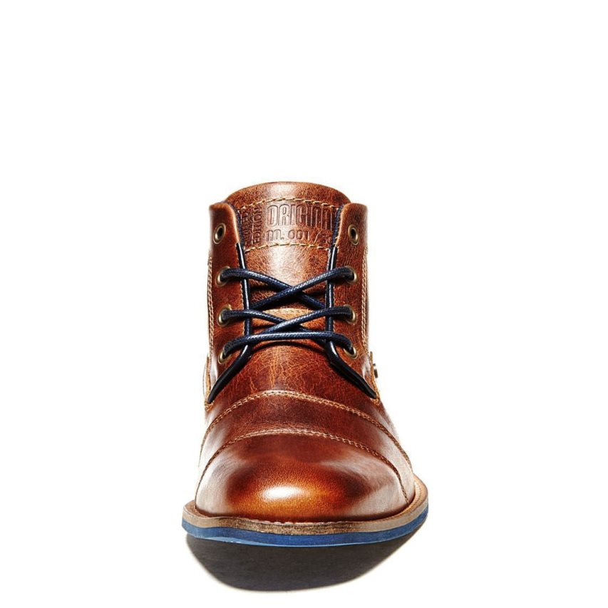 Μπότες Chukka ανδρικα Steve Madden Kramerr δερματινα καφε | GR-8459MHB