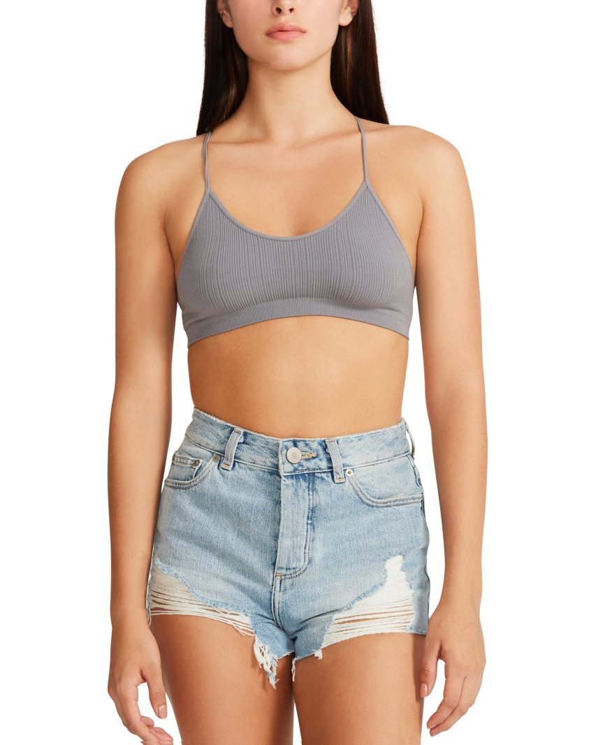 Σουτιέν γυναικεια Steve Madden The Ella Mesh γκρι | GR-461OBFN