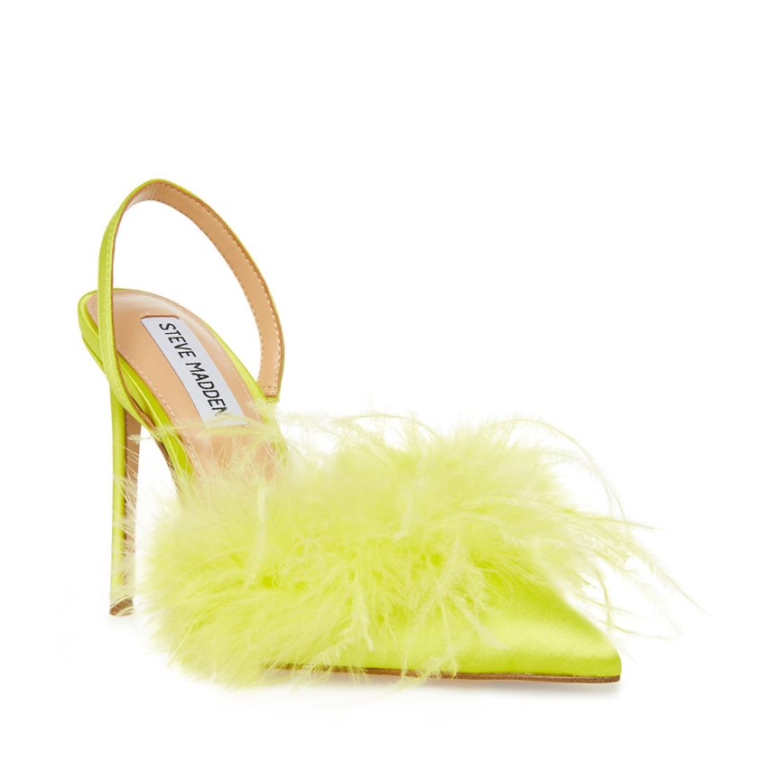 Τακούνια γυναικεια Steve Madden Alexis Fabric ανοιχτο πρασινο | GR-1265ICB