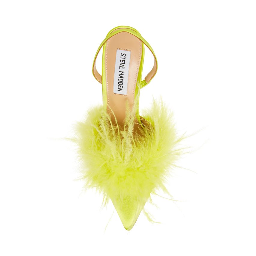 Τακούνια γυναικεια Steve Madden Alexis Fabric ανοιχτο πρασινο | GR-1265ICB