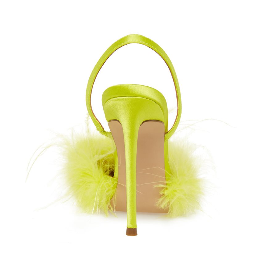 Τακούνια γυναικεια Steve Madden Alexis Fabric ανοιχτο πρασινο | GR-1265ICB