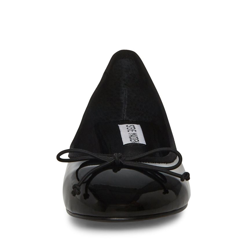Τακούνια γυναικεια Steve Madden Cherish λουστρινι μαυρα | GR-46O9THL