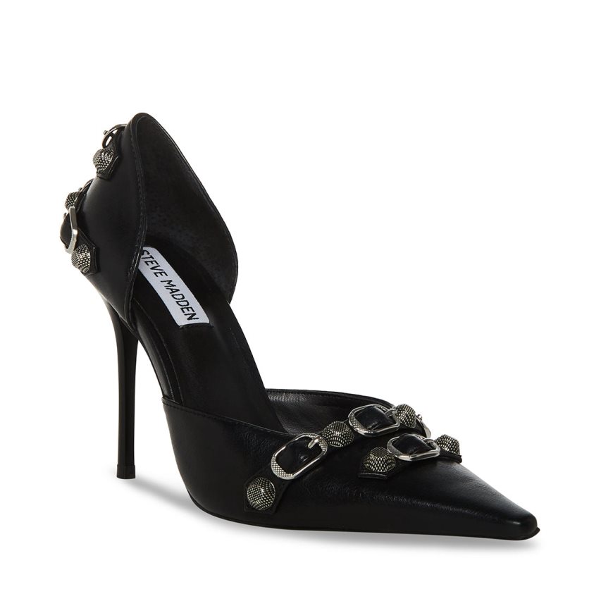 Τακούνια γυναικεια Steve Madden Dali μαυρα | GR-34O1ZRE