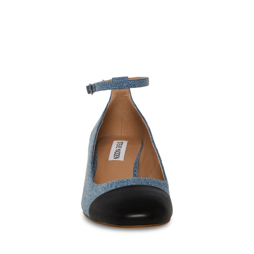Τακούνια γυναικεια Steve Madden Eli Denim μπλε | GR-4285SIZ