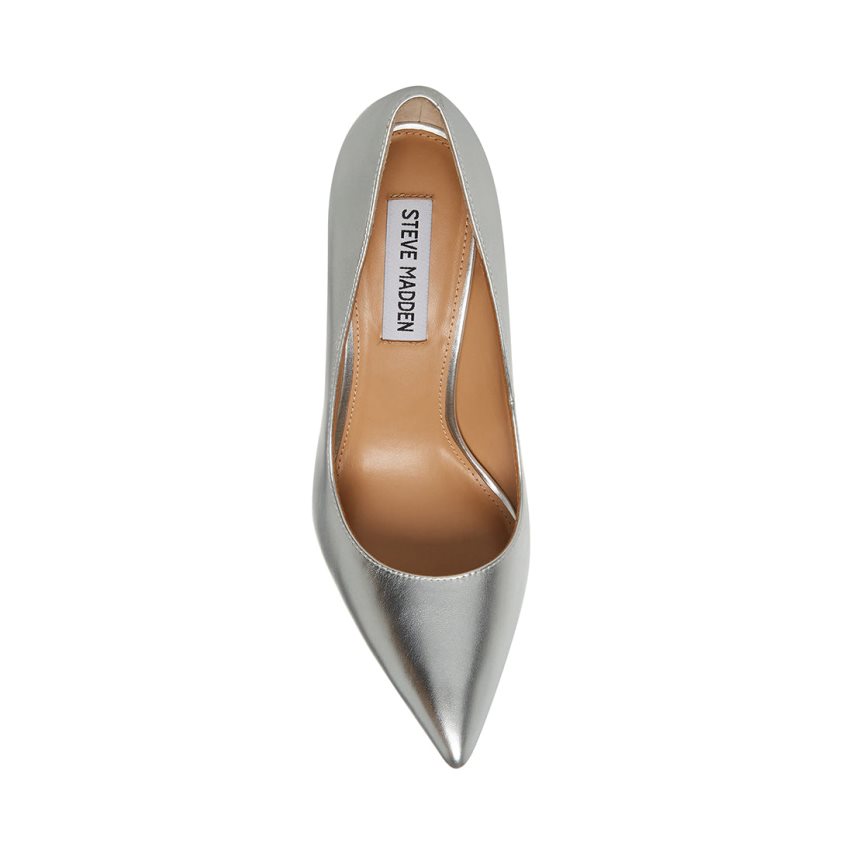 Τακούνια γυναικεια Steve Madden Evelyn ασημι | GR-5136LCN