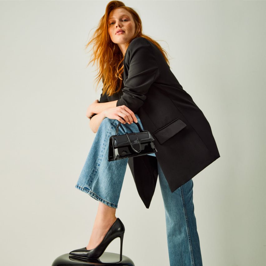 Τακούνια γυναικεια Steve Madden Evelyn δερματινα μαυρα | GR-2397OWN